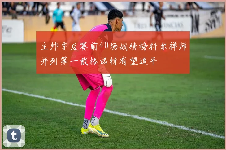 主帅季后赛前40场战绩榜科尔禅师并列第一戴格诺特有望追平